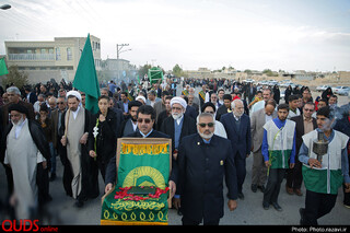 حضور تولیت آستان قدس رضوی در مراسم گرامیداشت سالروز ورود امام رضا علیه السلام به ابرکوه - استان یزد