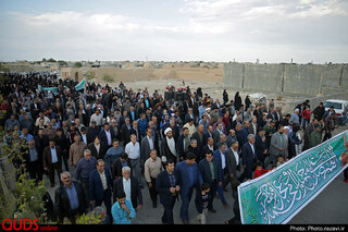 حضور تولیت آستان قدس رضوی در مراسم گرامیداشت سالروز ورود امام رضا علیه السلام به ابرکوه - استان یزد