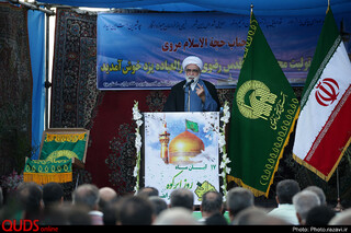 حضور تولیت آستان قدس رضوی در مراسم گرامیداشت سالروز ورود امام رضا علیه السلام به ابرکوه - استان یزد