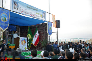 حضور تولیت آستان قدس رضوی در مراسم گرامیداشت سالروز ورود امام رضا علیه السلام به ابرکوه - استان یزد