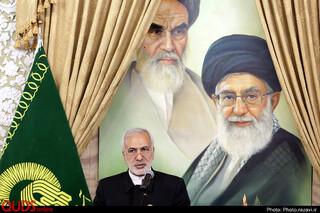 مراسم اعطای احکام خدام بارگاه منور رضوی