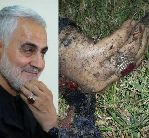 ایده جالب لبنانیها با دست حاج قاسم و نقشه ایران+عکس
دست سردار سلیمانی