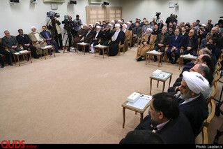 دیدار جمعی از مسئولان حج با رهبر معظم انقلاب