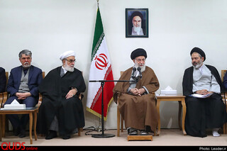 دیدار جمعی از مسئولان حج با رهبر معظم انقلاب