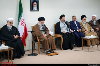 دیدار جمعی از مسئولان حج با رهبر معظم انقلاب