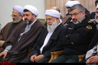 دیدار جمعی از مسئولان حج با رهبر معظم انقلاب