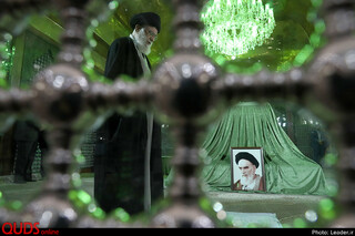 حضور رهبر معظم انقلاب اسلامی در مرقد امام خمینی(ره) وگلزار شهدا