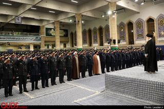 دیدار فرماندهان و کارکنان نیروی هوایی ارتش با رهبر معظم انقلاب