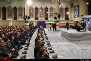 دیدار فرماندهان و کارکنان نیروی هوایی ارتش با رهبر معظم انقلاب