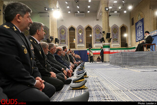 دیدار فرماندهان و کارکنان نیروی هوایی ارتش با رهبر معظم انقلاب