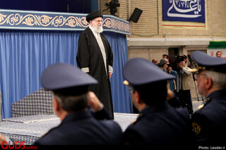 دیدار فرماندهان و کارکنان نیروی هوایی ارتش با رهبر معظم انقلاب