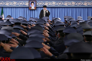 دیدار فرماندهان و کارکنان نیروی هوایی ارتش با رهبر معظم انقلاب