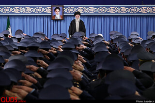 دیدار فرماندهان و کارکنان نیروی هوایی ارتش با رهبر معظم انقلاب
