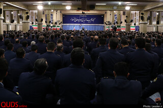 دیدار فرماندهان و کارکنان نیروی هوایی ارتش با رهبر معظم انقلاب