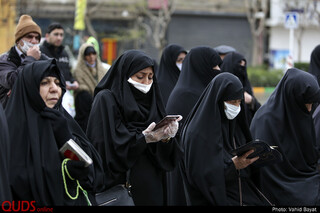 آغاز سال نو در خیابان های اطراف حرم مطهر رضوی