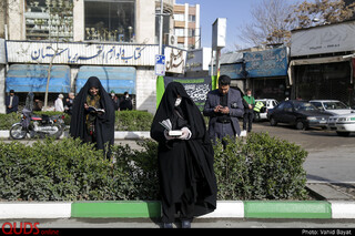 آغاز سال نو در خیابان های اطراف حرم مطهر رضوی