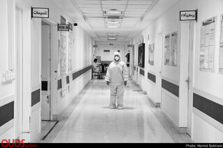بخش ويژه ICU اورژانس عدالتيان (محل کار خانم هاشمی) .