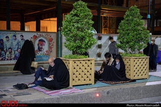 مراسم احیای شب بیست و یکم ماه مبارک رمضان در حریم مطهر رضوی