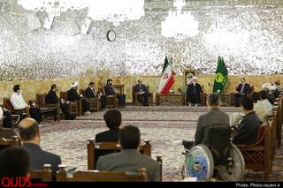 دیدار تشکلهای مردمی فعال در رزمایش مواسات مشهد با تولیت آستان قدس رضوی