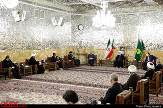 دیدار تشکلهای مردمی فعال در رزمایش مواسات مشهد با تولیت آستان قدس رضوی