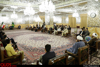 دیدار تشکلهای مردمی فعال در رزمایش مواسات مشهد با تولیت آستان قدس رضوی