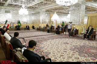 دیدار تشکلهای مردمی فعال در رزمایش مواسات مشهد با تولیت آستان قدس رضوی