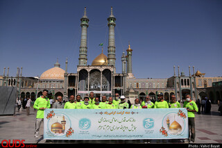 حضور گروه دوچرخهسواری ارادتمندان امام رضا علیهالسلام در قم