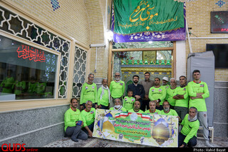 حضور گروه دوچرخهسواری ارادتمندان امام رضا علیهالسلام در قم