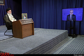 ارتباط تصویری رهبر معظم انقلاب با همایش سراسری قوه قضائیه