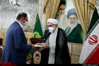 معارفه مدیرعالی حرم مطهر و رئیس دفتر تولیت آستان قدس رضوی
