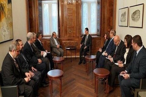 دستیار ارشد ظریف با «بشار اسد» دیدار کرد 3