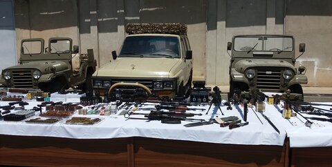 ضربه وزارت اطلاعات به باند بزرگ قاچاق سلاح و مهمات در استان البرز+فیلم 3