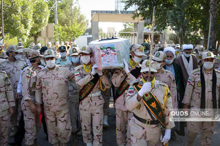 تشییع پیکر پاک شهید مرزبانی سعید رحمانی