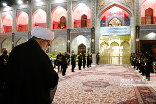 آئین خطبه خوانی شب عاشورا در حرم مطهر رضوی
