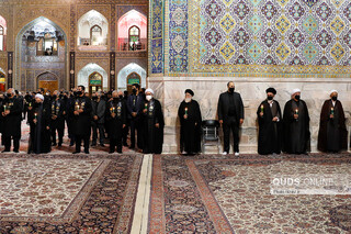 آئین خطبه خوانی شب عاشورا در حرم مطهر رضوی