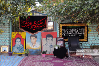 مراسم روضه خوانی درب منزل شهیدان شعبانی