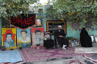 مراسم روضه خوانی درب منزل شهیدان شعبانی