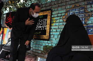 مراسم روضه خوانی درب منزل شهیدان شعبانی