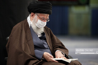مراسم قرائت زیارت اربعین با حضور رهبر انقلاب در حسینیه امام خمینی (ره)