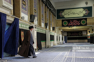 مراسم قرائت زیارت اربعین با حضور رهبر انقلاب در حسینیه امام خمینی (ره)