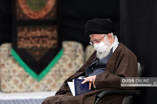 مراسم قرائت زیارت اربعین با حضور رهبر انقلاب در حسینیه امام خمینی (ره)