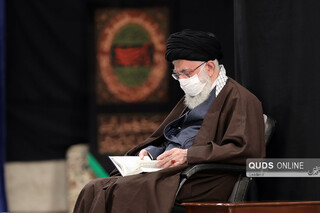 مراسم قرائت زیارت اربعین با حضور رهبر انقلاب در حسینیه امام خمینی (ره)