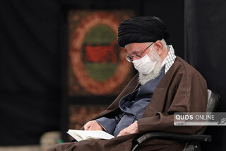 مراسم قرائت زیارت اربعین با حضور رهبر انقلاب در حسینیه امام خمینی (ره)