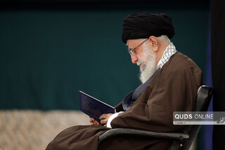 مراسم قرائت زیارت اربعین با حضور رهبر انقلاب در حسینیه امام خمینی (ره)