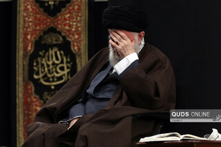 مراسم قرائت زیارت اربعین با حضور رهبر انقلاب در حسینیه امام خمینی (ره)
