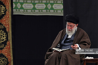 مراسم قرائت زیارت اربعین با حضور رهبر انقلاب در حسینیه امام خمینی (ره)