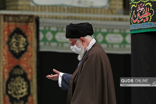 مراسم قرائت زیارت اربعین با حضور رهبر انقلاب در حسینیه امام خمینی (ره)