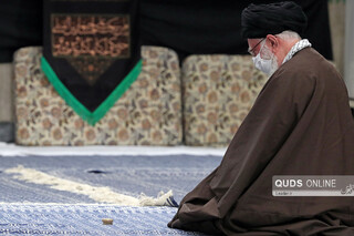مراسم قرائت زیارت اربعین با حضور رهبر انقلاب در حسینیه امام خمینی (ره)
