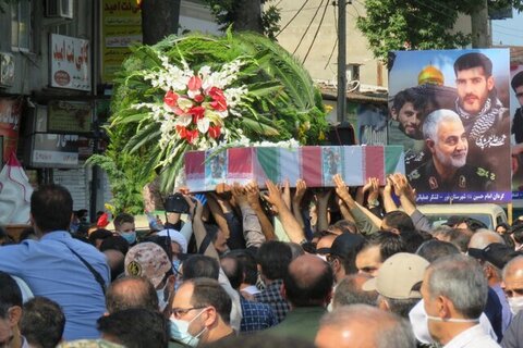 بازگشت ۴ شهید مدافع حرم به مازندران شهید