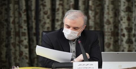 درخواست وزیر بهداشت برای بستن مبادی استان خوزستان به عراق نمکی وزیر بهداشت